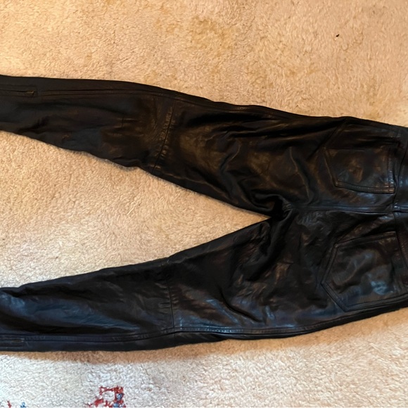 Lamb leather pants - Picture 2 of 4
